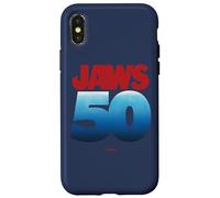 Jaws 50th Logo Dark Gradient Custodia per iPhone X/XS