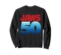 Jaws 50th Logo Dark Gradient Felpa