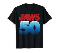 Jaws 50th Logo Dark Gradient Maglietta