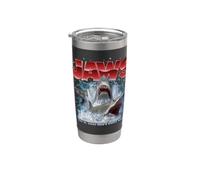 Jaws 90s Collage Bigger Boat Bicchiere termico in acciaio inox doppia parete