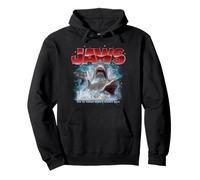 Jaws 90s Collage Bigger Boat Felpa con Cappuccio