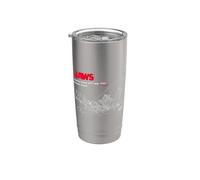 Jaws Amity Island Barca Bicchiere termico in acciaio inox doppia parete