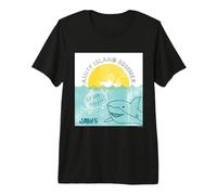 Jaws Amity Island Estate da-Dum da-Dum Maglietta Premium
