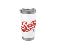 Jaws Amity Island Family Trip 2026 Front & Back Bicchiere termico in acciaio inox doppia parete