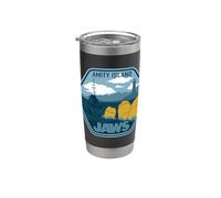 Jaws Amity Island Orca Boat Bicchiere termico in acciaio inox doppia parete
