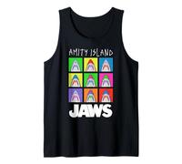 Jaws Amity Island Pop Art Sharks Canotta