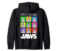 Jaws Amity Island Pop Art Sharks Felpa con Cappuccio