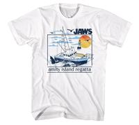 Jaws - Amity Island Regatta - American Classici - Bianco Adulto Manica