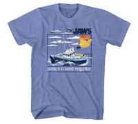 Jaws - Amity Island Regatta - American Classici - Erica Blu Adulto Corto Maniche