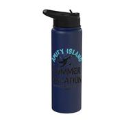 Jaws Amity Island Summer Vacation 2026 Stainless Steel Insulated Water Bottle
