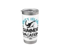 Jaws Amity Island Summer Vacation 2028 Bicchiere termico in acciaio inox doppia parete