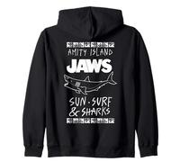Jaws Amity Island Sun Surf & Sharks Felpa con Cappuccio