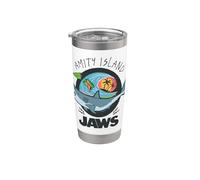 Jaws Amity Island Surf Scene Bicchiere termico in acciaio inox doppia parete