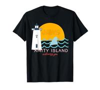 Jaws Amity Island Ti dà Il Benvenuto Faro Maglietta
