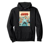 Jaws Beach Chiuso Amity Island 1975 Classic Shark Felpa con Cappuccio