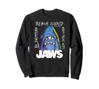 Jaws Beach Closed Neon Shark Felpa