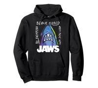 Jaws Beach Closed Neon Shark Felpa con Cappuccio
