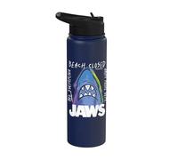 Jaws Beach Closed Neon Shark Stainless Steel Insulated Water Bottle