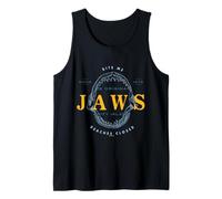 Jaws Bite Me Original Amity Island Spiagge Canotta