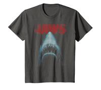 Jaws Classic Movie Poster Close-Up Maglietta, Bambini, Asfalto, 3 Anni