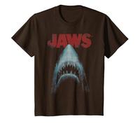 Jaws Classic Movie Poster Close-Up Maglietta, Bambini, Marrone, 2 Anni