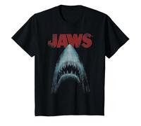 Jaws Classic Movie Poster Close-Up Maglietta, Bambini, Nero, 2 Anni