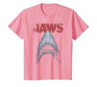 Jaws Classic Movie Poster Close-Up Maglietta, Bambini, Rosa, 3 Anni