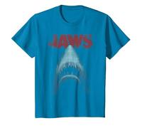 Jaws Classic Movie Poster Close-Up Maglietta, Bambini, Zaffiro, 3 Anni