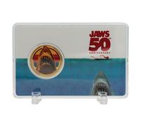 Jaws Collectable Coin 50th Anniversary 24k Gold Plated Edizione Limitata Fanatti