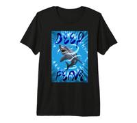 Jaws Deep Fear Ocean Predator Adventure Maglietta Premium