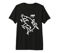 Jaws EST. 1975 Shark Attack Illustrazione Maglietta Premium
