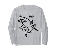 Jaws EST. Opera d'Arte Vintage a Forma di squalo del 1975 Maglia a Manica
