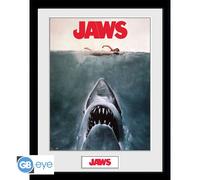 Jaws Lo Squalo Locandina - stampa fotografica con cornice 30x40cm GB Eye