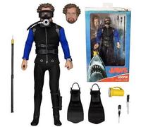 Jaws Matt Hooper Shark Cage Vestita Figura NECA 33456