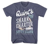Jaws - Quints 2 - Manica Corta - Heather - Adulto - T-Shirt