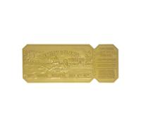 Jaws Replica 1/1 50th Anniversary Regatta Ticket 24k Gold Plated FaNaTtik