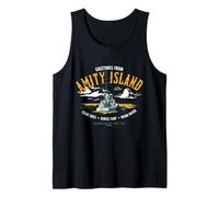 Jaws Saluti da Amity Island Cieli sereni Surf Canotta