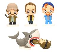 Dirac JAWS: POKIS FIGURE 4pk - BRODY,HOOPER, QUINT, AND SHARK, Standard