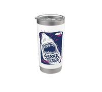 Jaws Shark Attack Bicchiere termico in acciaio inox doppia parete