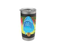 Jaws Shark Summer Pop Bicchiere termico in acciaio inox doppia parete