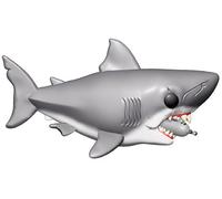 Funko Pop! Movies Jaws with Diving Tank 6" - Lo Squalo - Figura in Vinile da Collezione - Idea Regalo - Merchandising Ufficiale - Giocattoli per Bambini e Adulti - Movies Fans