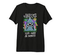 Jaws Sun Surf & Sharks Avventura Maglietta Premium