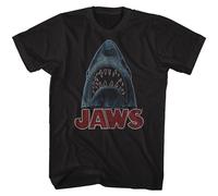 Jaws T-Shirt Manica Corta Nero Cotone Girocollo Preshrunk Regular