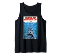 Jaws Temibile Ocean Predator Attack Art Canotta