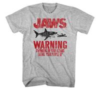 Jaws - Warning - Manica Corta - Erica - Adulti - T-Shirt