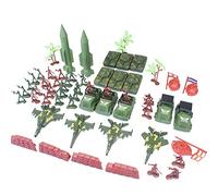 JAWSEU 307 Pezzi Soldatini Militari Giocattoli Playset per Combattimento, Soldati Militari Plastica, Campo di Battaglia Simulazione Action Figures, Giocattoli per Bambini