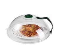 Jawseu - Copertura per forno a microonde con manico, coperchio per microonde con valvola di sfiato, protezione contro gli spruzzi e coperchio per forno a microonde, senza BPA, plastica