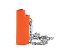 JAWSEU Custodia per Accendino in Metallo Vintage, Custodia per Accendino Riutilizzabile, Elegante Custodia per Accendino Mini Bic