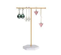 JAWSEU Espositori per Gioielli, Espositori per Gioielli con Barra a T per Collana, Portagioie Donna con Ganci a Barra per riporre bracciali e Orecchini, Anelli, Orologi