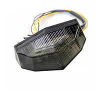 JAWSEU Luce Stop Moto, Fanale Posteriore a LED per Moto, Luce Freno Posteriore Moto con Lente Fum Luce Freno Luce Targa Adatto per Moto Bicicletta Luce Stop Fanale Posteriore